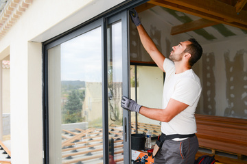 pose de portes-fenêtres alu et PVC Agde