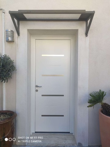 Porte d’entrée sur mesure alu ou PVC à Béziers